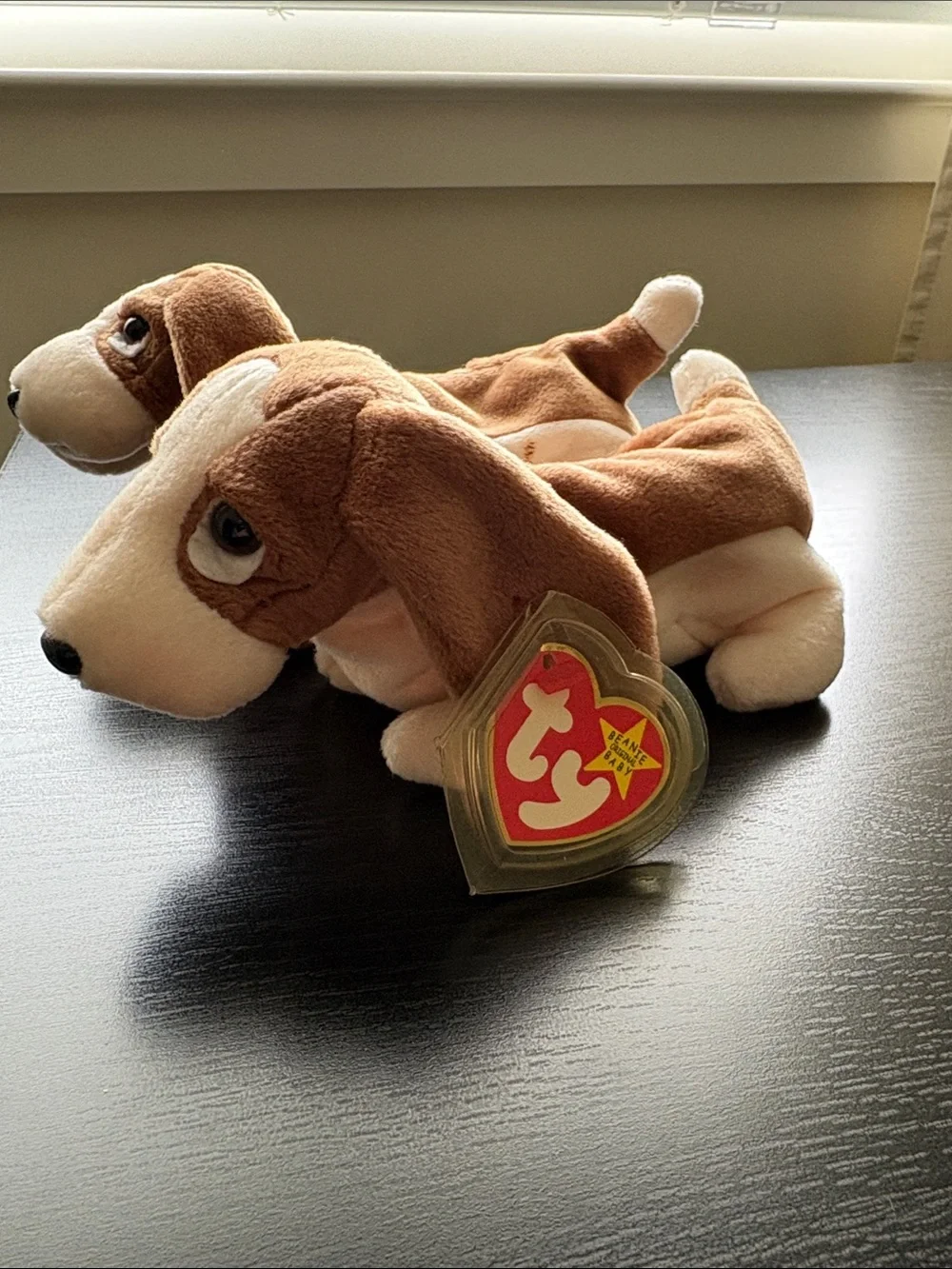 Ty Beanie Babies Plush Dog Set - Brown, Tan, White, Black